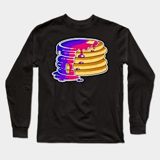 Bi Bisexual Pride Pancakes LGBT Long Sleeve T-Shirt